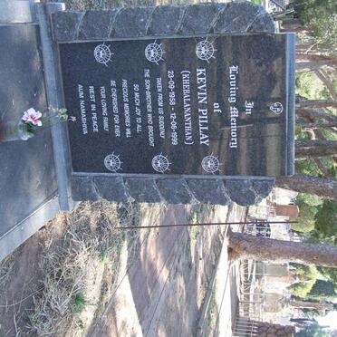 PILLAY Kevin 1958-1999