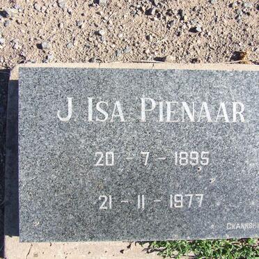 PIENAAR J. Isa 1895-1977