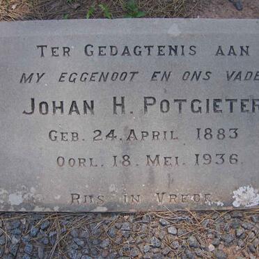 POTGIETER Johan H. 1883-1936