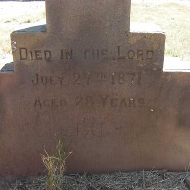 RAWLINSON John Wakeling -1871