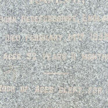 RAMSAY Algernon Clifford -1959 &amp; Annie Ida -1963