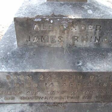 RHIND Alexander James 1874-1874