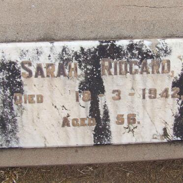 RIDGARD Sarah -1942