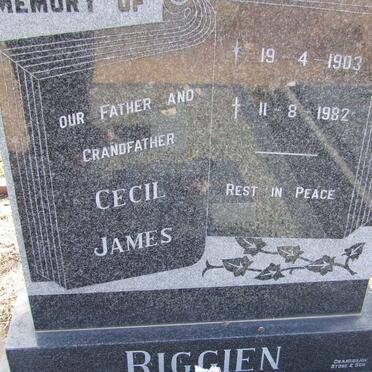 RIGGIEN Cecil James 1903-1982