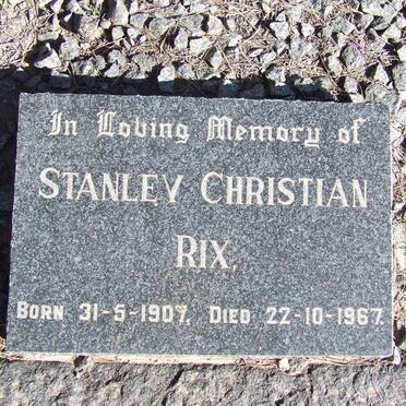 RIX Stanley Christiaan 1907-1967