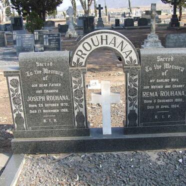 ROUHANA Joseph 1870-1966 &amp; Rema 1880-1964