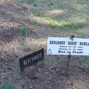 ROWLAND Benjamin 1951-2008 :: ROWLAND George