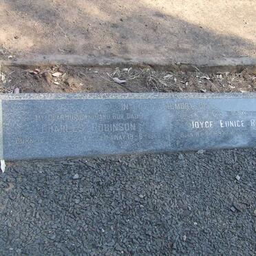 ROBINSON Charles 1885-1960 &amp; Joyce Eunice 1897-1985