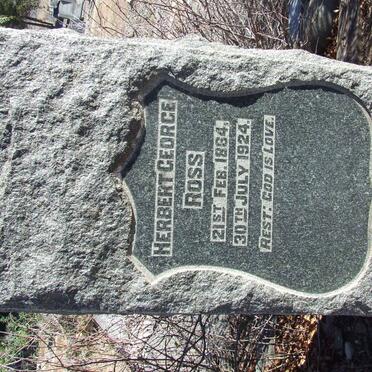 ROSS Herbert George 1864-1924