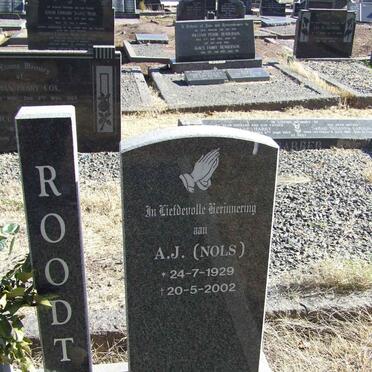 ROODT A.J. 1929-2002