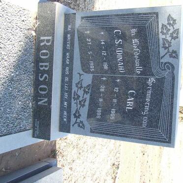 ROBSON Carl 1909-1988 &amp; C.S. 1911-1985