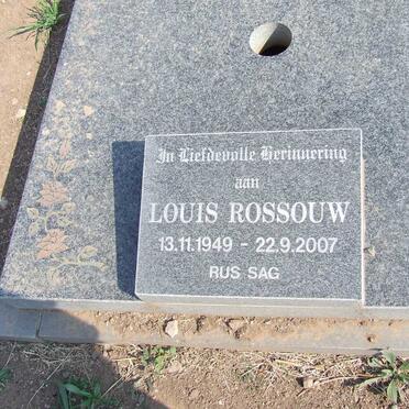 ROSSOUW Louis 1949-2007