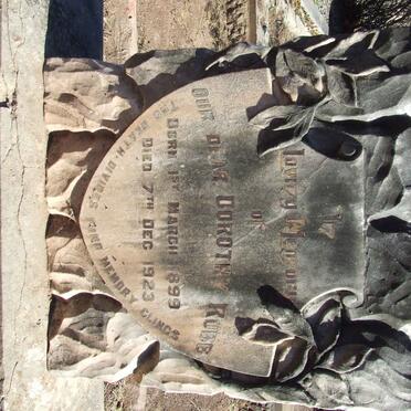 ROBB Dorothy 1899-1923