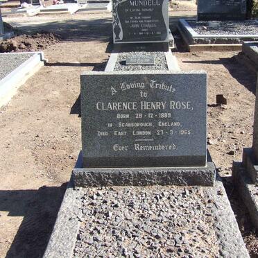 ROSE Clarence Henry 1889-1965