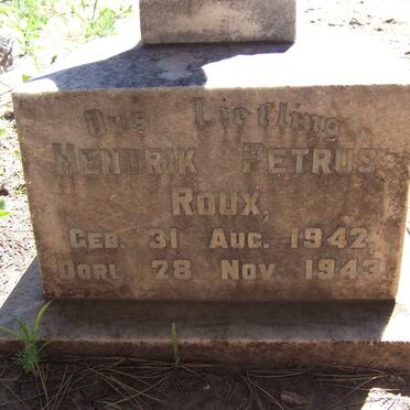 ROUX Hendrik Petrus 1942-1943