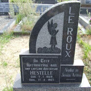 ROUX Hestelle, le 1959-1962