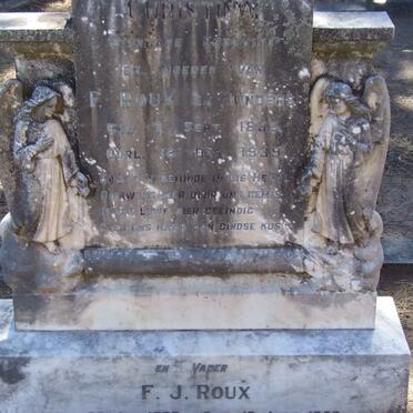 ROUX F.J. 1882-1959 &amp; Christina 1886-1939