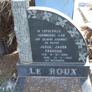 ROUX Jozua Jacob Francois, le 1899-1962