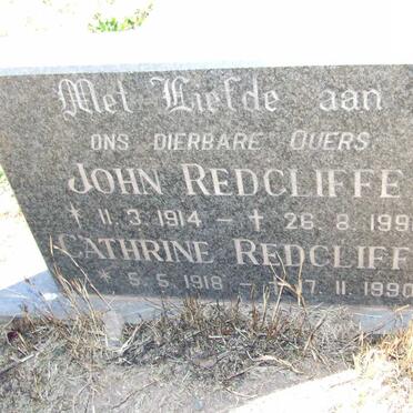 REDCLIFFE John 1914-1991 &amp; Cathrine 1918-1990