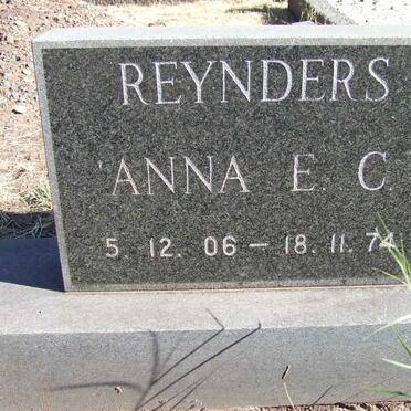 REYNDERS Anna E.C. 1906-1974