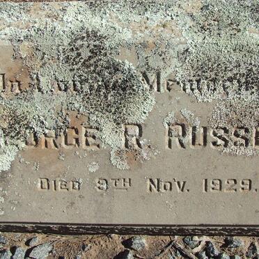 RUSSELL George R. -1929