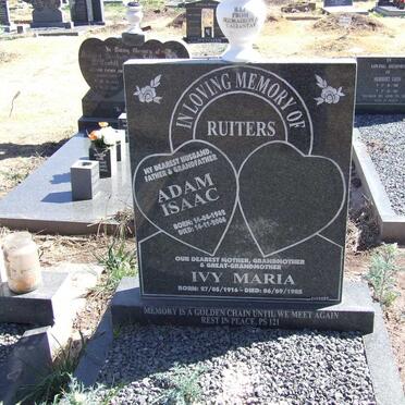 RUITERS Adam Isaac 1942-2006 :: Ivy Maria 1916-1985