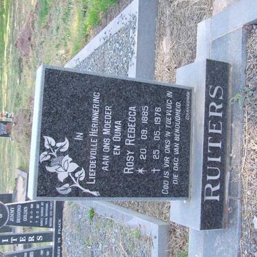 RUITERS Rosy Rebecca 1885-1976