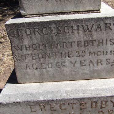 SCHWARZ George 1823-1889