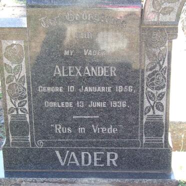 SCOTT Alexander 1856-1936 &amp; Aletta Petronella VAN JAARSVELD 1881-1961 