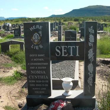 SETI Nomsa Cynthia 1939-2003