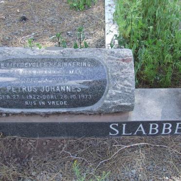 SLABBERT Petrus Johannes 1922-1973