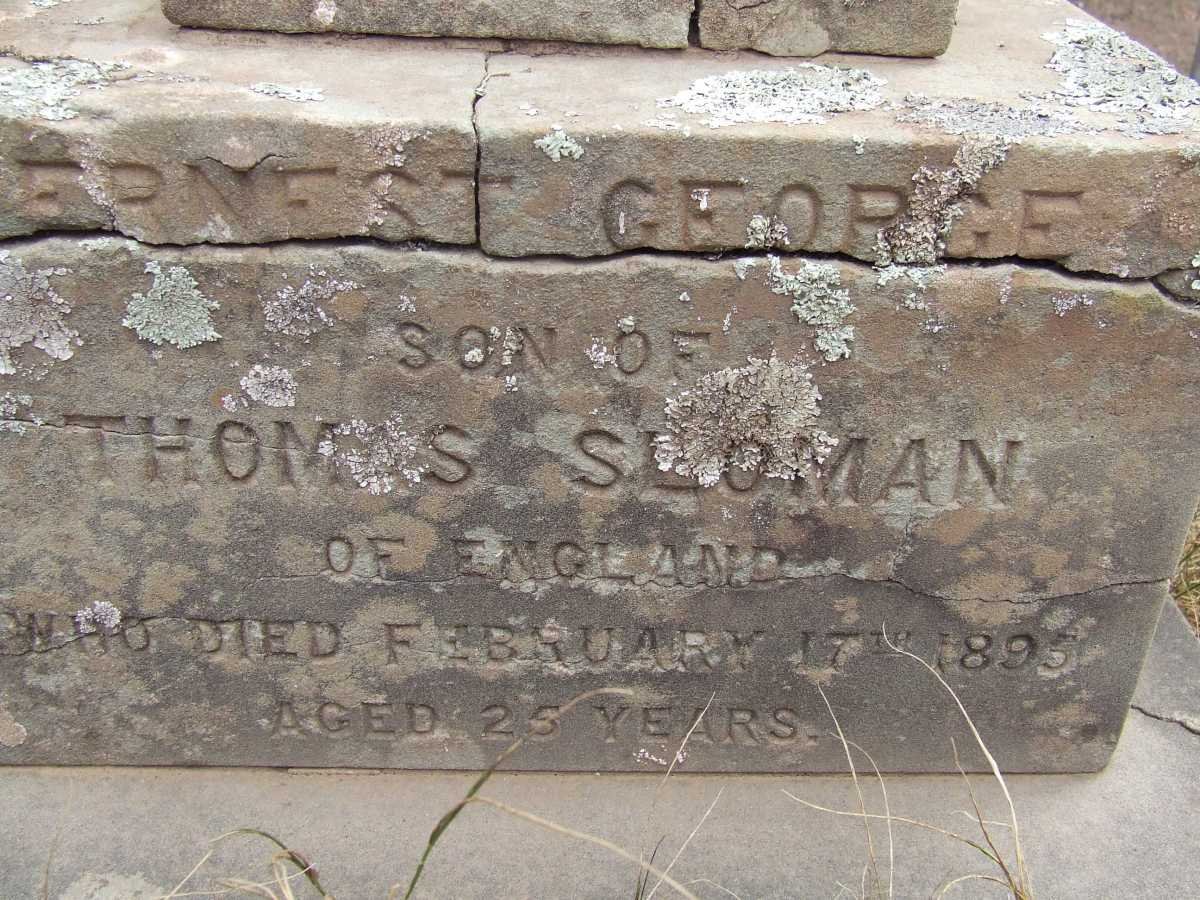 SLOMAN Ernest George -1895