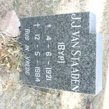 STAADEN J.J., van 1921-1984