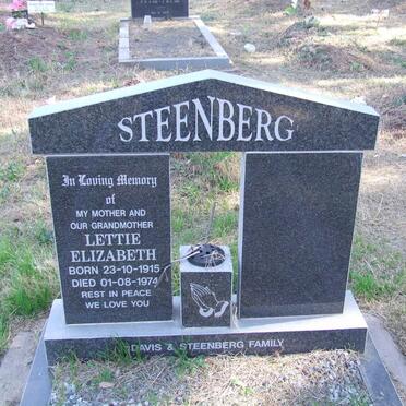 STEENBERG Lettie Elizabeth 1915-1974