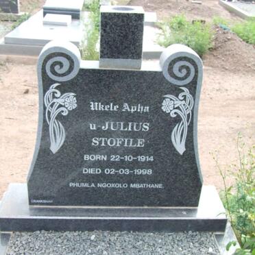 STOFILE Julius 1914-1998