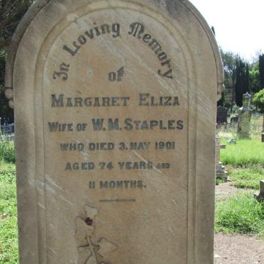 STAPLES Margaret Eliza -1901