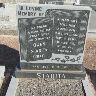 STARITA Owen 1924-1983