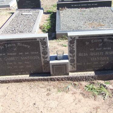 STADEN Paul Garrett, van 1895-1968 &amp; Hilda Auguste Henrietta 1892-1973