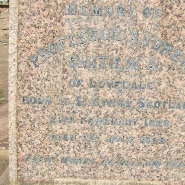 SMITH Andrew 1828-1898