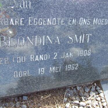 SMIT Blondina nee DU RAND 1908-1962