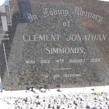 SIMMONDS Clement Jonathan -1956