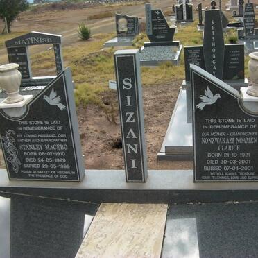 SIZANI Stanley Macebo 1910-1999 &amp; Nonzwakazi Noamen Clarice 1921-2001