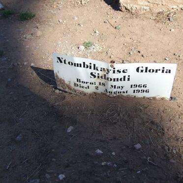 SIDONDI Ntombikayise Gloria 1966-1996