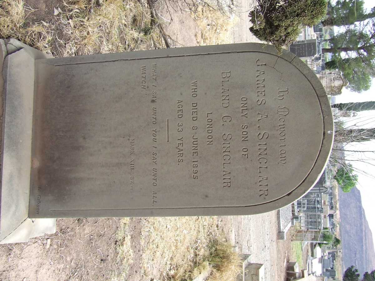 SINCLAIR James A. 1862-1895