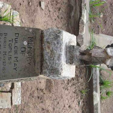 TOPLISS Dulcie May 1927-1931