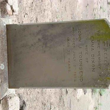 TOUNSEND Emma Dixon -1882