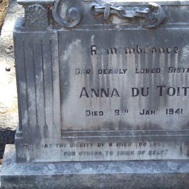 TOIT Anna, du -1941