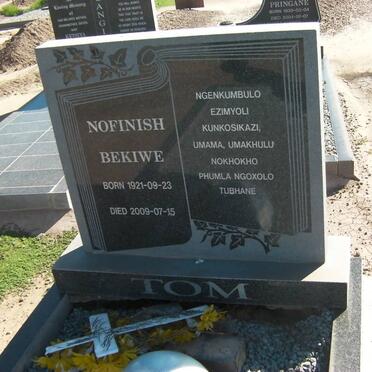 TOM Nofinish Bekiwe 1921-2009