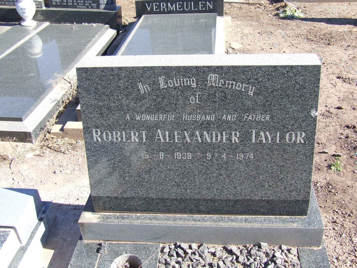 TAYLOR Robert Alexander 1938-1974