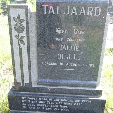 TALJAARD  H.J.L. -1967